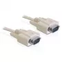 Sarjakaapeli DeLOCK RS-232 5 m beige DB-9