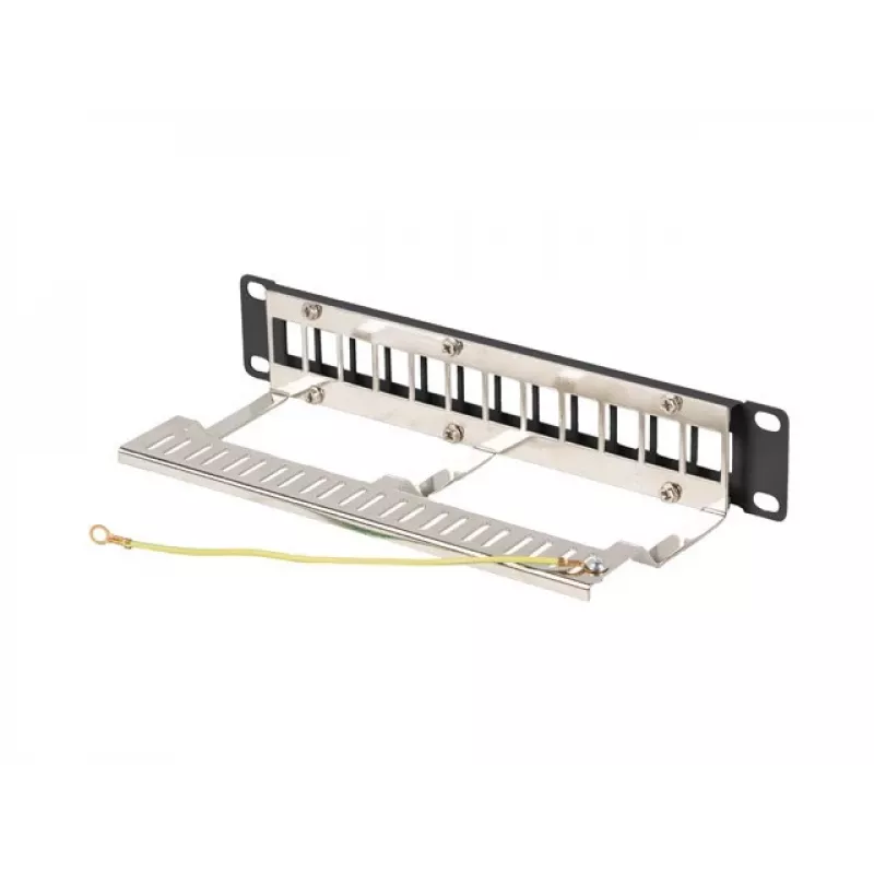 Kytkentäpaneeli LANBERG PPKS-9212-B 12-porttinen 1U 10 tuuman FTP