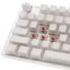 Ducky One 3 RGB -näppäimistö pelikäyttöön USB QWERTY US English valkoinen