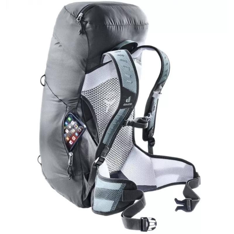 Reppu DEUTER AC Lite 22 SL 22 L — sisärunko, 22 L, 910 g, grafiitti