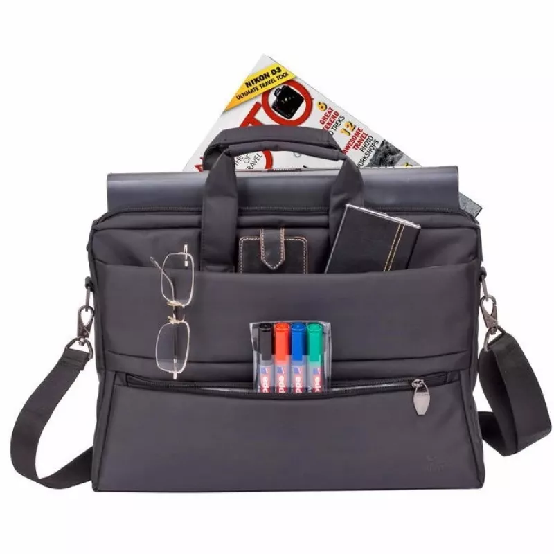 Rivacase 8630 olkalaukku 39,6 cm (15,6 inch) musta