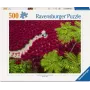 Puzzle Ravensburger Ein Meer aus Rot — 500 palaa, taide, yli 12-vuotiaille