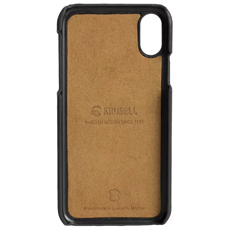 Krusell Sunne 2 Card Cover -suojakotelo iPhone XS Max musta