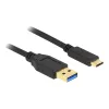 USB-kaapeli DeLOCK SuperSpeed USB 3.2 Gen 2 Type-A - Type-C 3 m