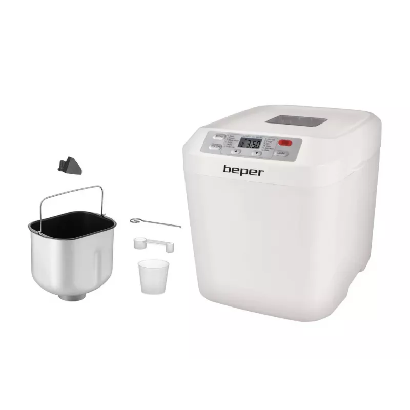 Leipäkone Beper BC.130 – 550 W, 12 ohjelmaa, 600–900 g leivät