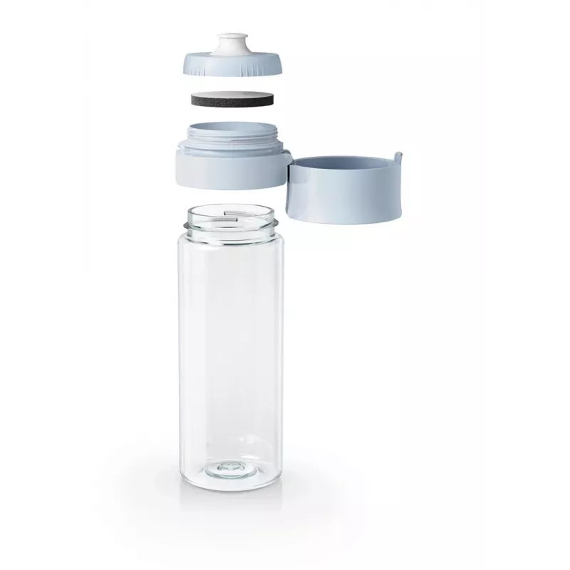 Suodatinpullo BRITA Vital pastellinsininen 600 ml 2 MicroDisc-suodattimella, BPA-vapaa, konepesunkestävä