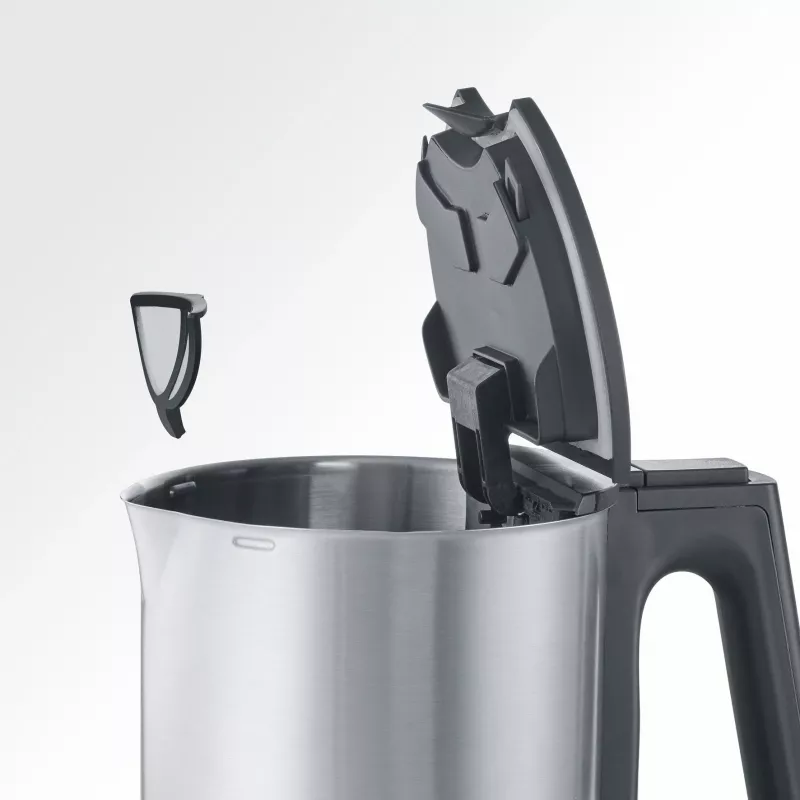 Severin WK 3409 vedenkeitin 1,7 l musta - ruostumaton teräs 2 200 W (WK 3409)