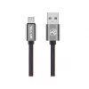 Tellur USB–Micro-USB-datakaapeli 1 m denim