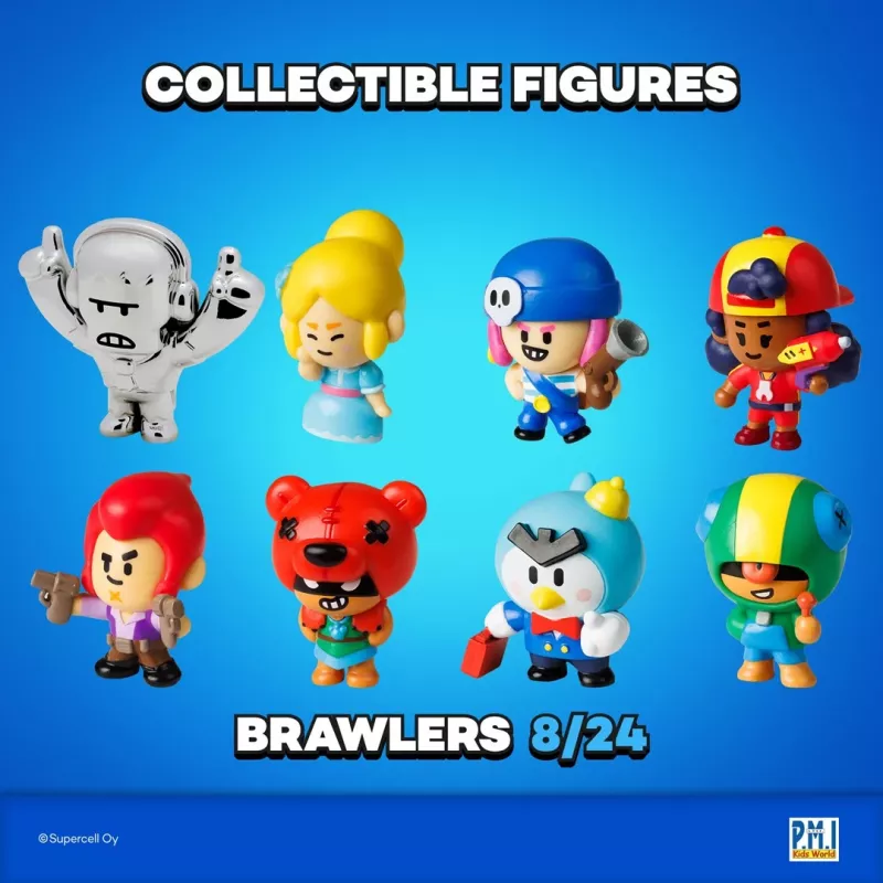 Brawl Stars S1 -figuurit – 8 kpl:n pakkaus Deluxe Box VER.B