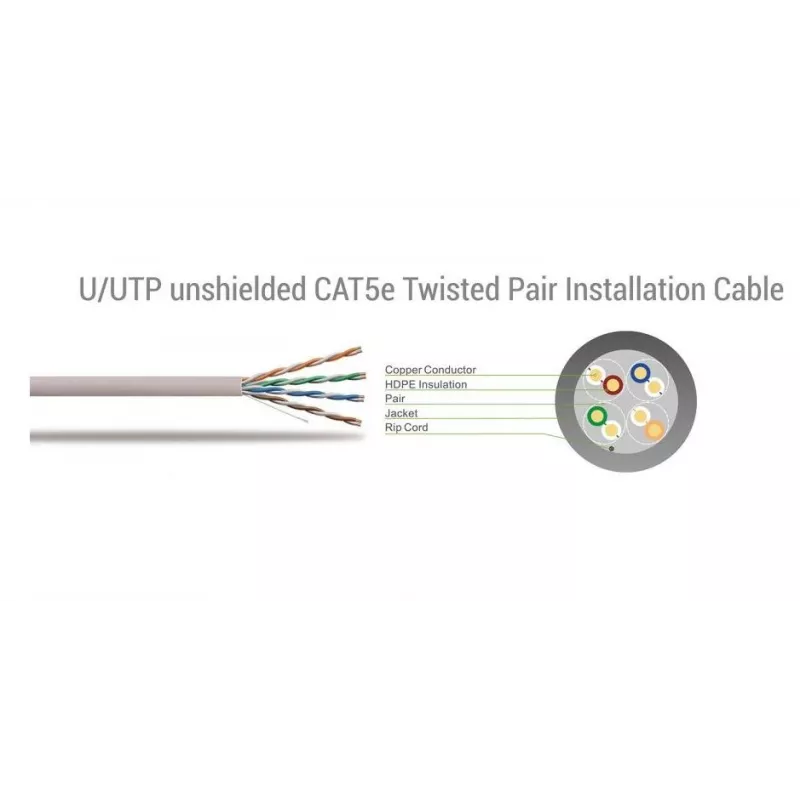 Sbox UTP-30 UTP CAT5e RJ45 30 m musta verkkokaapeli