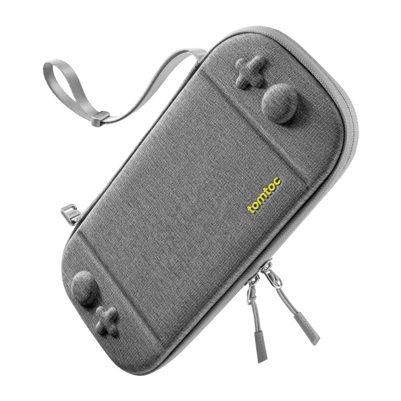 Suojalaukku Tomtoc FancyCase-G05 Nintendo Switch 2:lle, harmaa