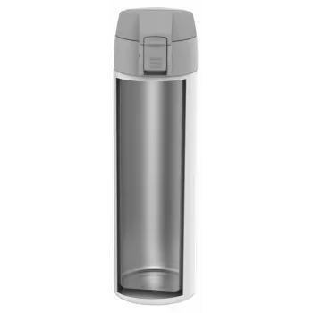 ZWILLING THERMO termospullo, matkamuki, kaksinkertainen seinämäeristys, turvasuljin, 450 ml, korkeus: 22,8 cm, valkoinen
