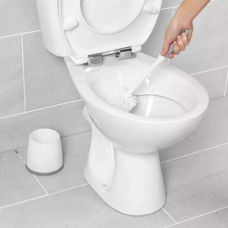 WC-harja Beldray LA080714UFFEU7 antibakteerisella telineellä