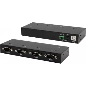 Exsys EX-13074HM - USB 2.0 -muunnin, USB-B 4x RS-232, FTDI