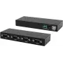 Exsys EX-13074HM - USB 2.0 -muunnin, USB-B 4x RS-232, FTDI