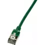 LogiLink ohut U/FTP-verkkokaapeli 1,5 m Cat6a U/FTP (STP) vihreä (CQ9045S)