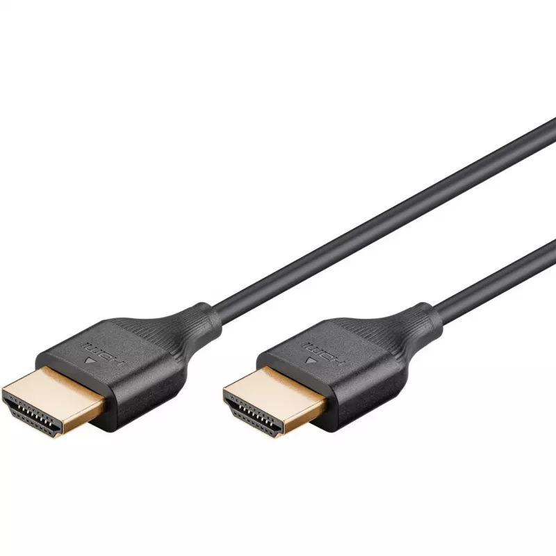 HDMI-kaapeli Goobay 75297 0,5 m HDMI Type-A uros 48 Gbit/s musta