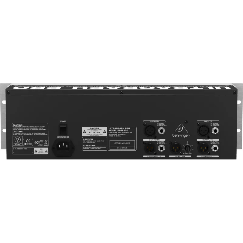 Behringer FBQ6200 audio-ekvalisaattori