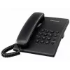 Johdollinen puhelin Panasonic KX-TS500 musta, numeronäyttö ja kaiutin