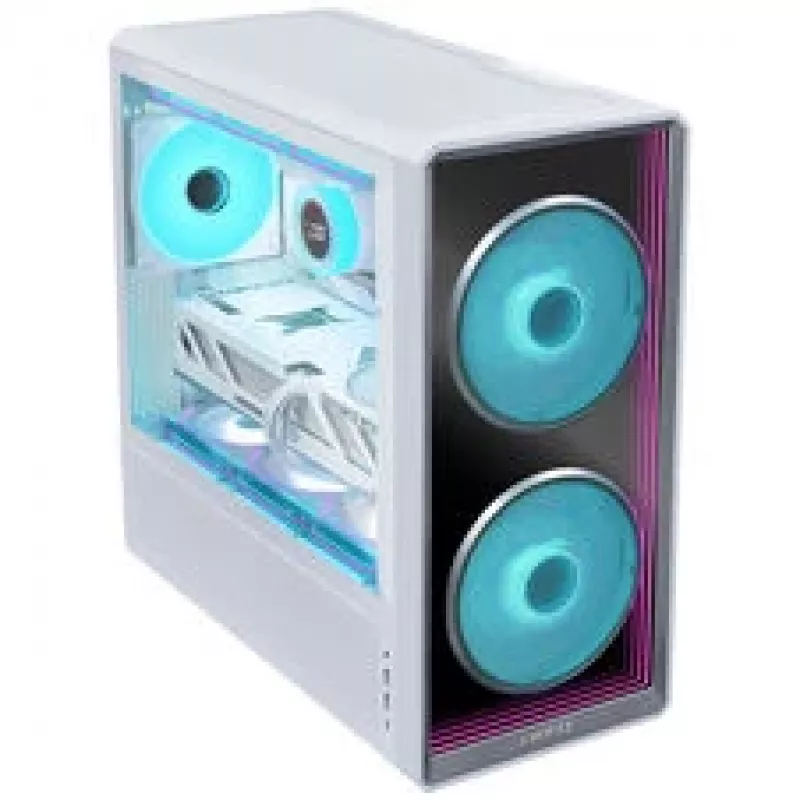 Lian Li LANCOOL 217 INF PC-kotelopaketti + HydroShift II LCD-S 360TL AiO - valkoinen