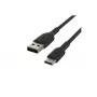 USB-A - USB-C -kaapeli 3 m musta