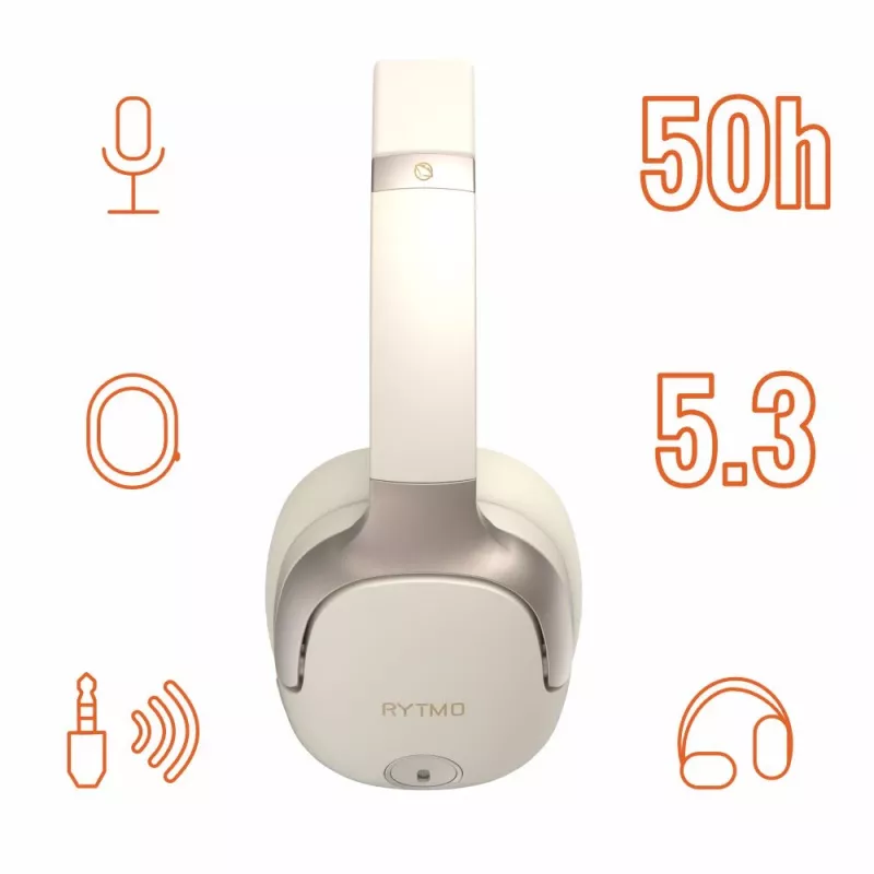 Kuulokkeet Manta HDP1001CR Rytmo Elegance cream