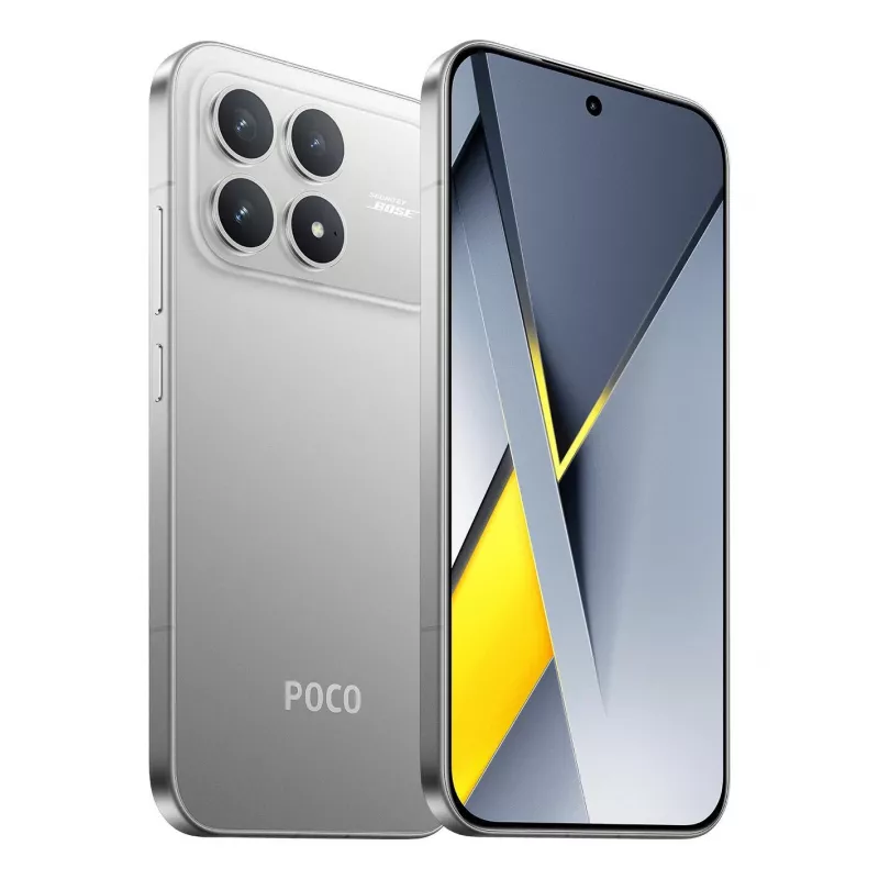 Älypuhelin POCO F8 Pro 12GB RAM 256GB muisti hopea (malli MZB0M60EU)