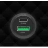 Autolaturi Unitek P1400A USB-C ja USB-A, 38W, Quick Charge 3.0, tulo 12–24V, musta