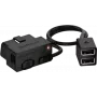 Virtakaapeli musta USB A Garmin 010-12530-23
