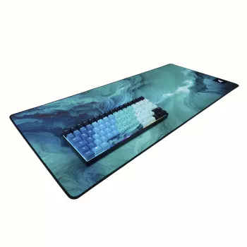 Mekaaninen pelinäppäimistö Sharkoon SKILLER SGK50 S3 Ultimate Rev2 minttusininen QWERTZ-asettelu
