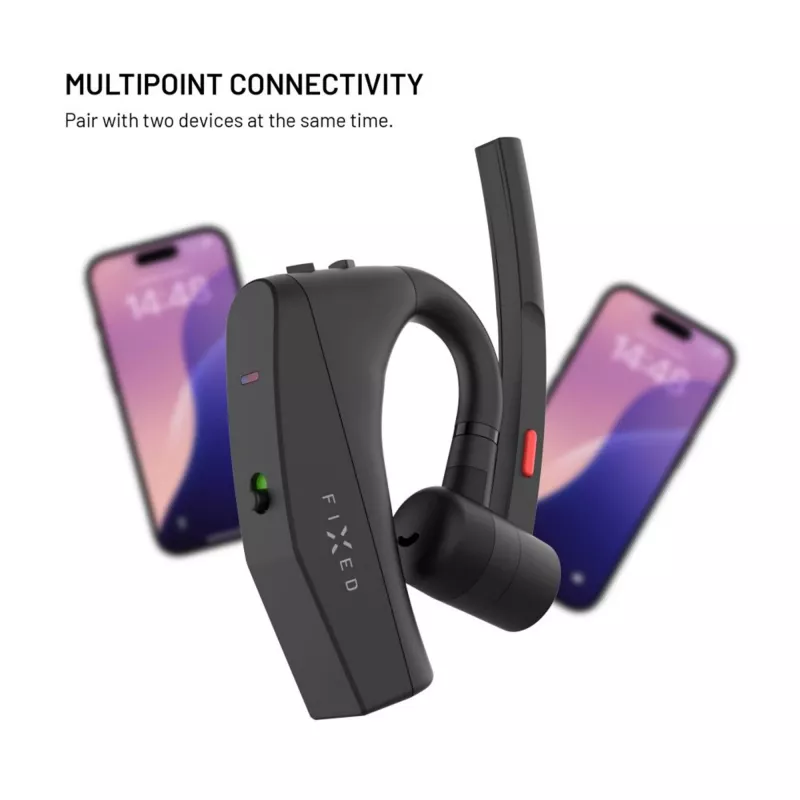 FIXED Talk Pro Bluetooth-kuulokemikrofoni, musta