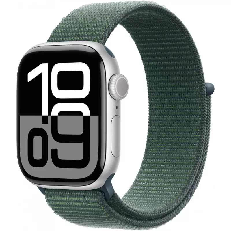 Ranneke Apple Sport Loop 42 mm Lake vihreä — nylon/polyesteri/elastaani, 1 kpl