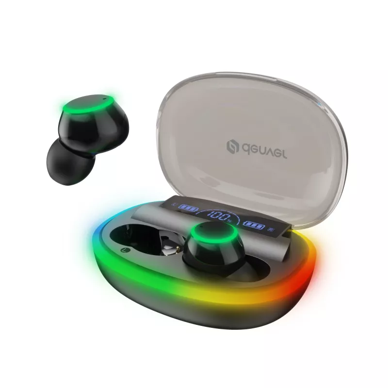 Denver TWE-55B True Wireless Bluetooth-nappikuulokkeet, musta