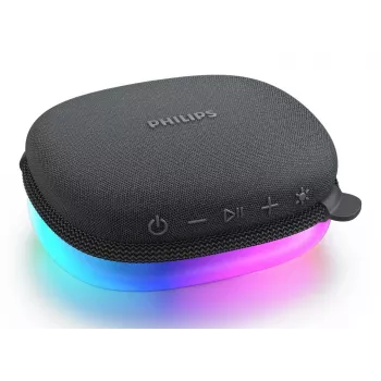 Bluetooth-kaiutin Philips TAS2307BK/00 integroiduilla valoilla, langaton äänentoisto