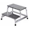 Askeltikas Krause 805027, alumiini 2 askelmaa, enimmäiskuorma 150 kg, 680 mm pituus, 41 cm korkeus