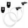 Corsair CC-8900279 Premium punottu SATA-kaapeli, kulmikas, 30 cm, valkoinen, 2 kpl:n pakkaus