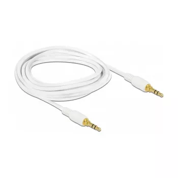 Audiokaapeli DeLOCK 85550 2 m 3,5 mm valkoinen