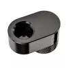 XSPC Rotary 14mm Offset G1/4 liitin, kromi musta - kulma pyörivä liitin nestejäähdytykseen