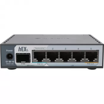 Mikrotik E60IUGS langallinen reititin Gigabit Ethernet musta