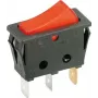 Bachmann 924.112 - keinupainike - 1P - musta - punainen - 250 V