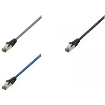 LogiLink CQ8076S RJ45-verkkokaapeli, verkkokaapeli CAT 8.1 S/FTP 5,00 m sininen halogeeniton 1 kpl