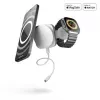 ZENS 2-IN-1 MAGSAFE + WATCH TRAVEL CHARGER valkoinen