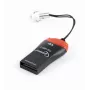 Kortinlukija Gembird FD2-MSD-3 USB 2.0 musta punainen