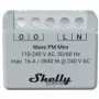 Shelly Qubino Wave PM Mini älykytkin, 1-kanavainen, uppoasennus, Z-Wave, langaton, 110–240 V AC / 24–30 V DC, harmaa