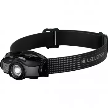 Otsalamppu Ledlenser MH 5 musta-harmaa
