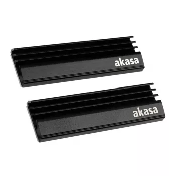 Akasa A-M2HS01-KT02 tietokoneen jäähdytysjärjestelmä SSD-jäähdytyssiili/jäähdytin musta 1 - 2 (A-M2HS01-KT02)