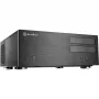 SilverStone Grandia GD08 - Desktop - SSI EEB - ilman virtalähdettä - musta - USB/audio