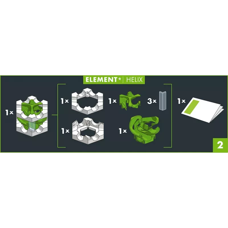 Rakennussarja Gravitrax PRO elementti Helix