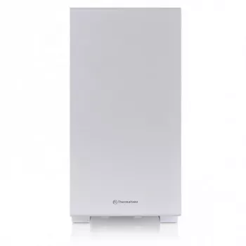 PC-kotelo Thermaltake S100 Tempered Glass Snow Edition Micro Tower valkoinen