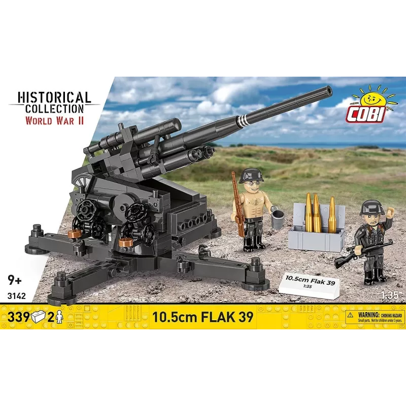 Rakennussarja Cobi Blocks 10,5 cm Flak 39 — 339 osaa